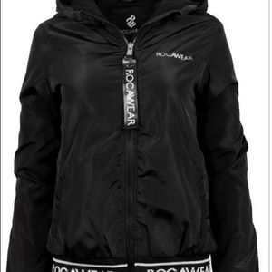 NWT Women’s Black Rocawear Lightweight Jacket w/ hood.